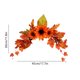 thumbnail image 3 of Decoración de girasol artificial para dintel de puerta, hojas de arce para Acción de Gracias, guirnalda floral sin iluminación para la entrada, alternativa a la corona festiva de temporada, decoració, 3 of 6