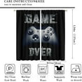 thumbnail image 2 of Gamer Curtains for Boys Bedroom, Game Over Window Curtain for Kids Gamer Room Decor Video Gamepad Window Treatments Living Room, （W21xL54 Inch） x2 Panels, 2 of 6