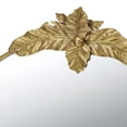 thumbnail image 2 of A&B Home Circular Gold Wall Mirror with Leaf Accent 36" x 2" x 40.9", 2 of 11
