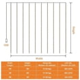 thumbnail image 4 of Guirnalda de luces LED de 3 x 2/3 x 1/3 x 3 m para bodas, fiestas, exteriores, hogar, decoración de cortinas de calle, 300 LED, 4 of 5