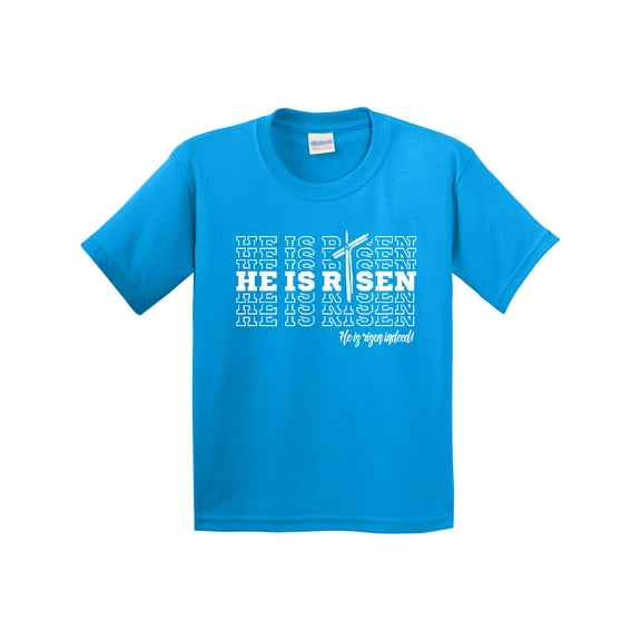 Inktastic He is Risen Mirror Words Youth T-Shirt