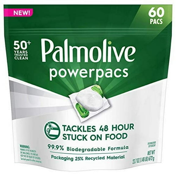 Palmolive Pods Dishwasher Detergents, 23.7 Ounce, 60 Count