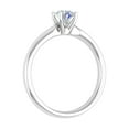 thumbnail image 2 of 1/2 Carat 4-Prong Set Diamond Solitaire Engagement Ring in 14K White Gold (Ring Size 5.5), 2 of 5