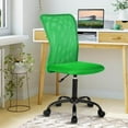 thumbnail image 1 of NiamVelo Pink Office Chair Adjustable Armless Mesh Computer Desk Chair with Lumbar Support, Ergonomic Mid Back Swivel Task Executive Chair, Green, 1 of 7