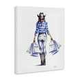 thumbnail image 4 of Stupell Industries Chic Cowgirl & Shopping Bags People Painting Wrapped Canvas Art Print Wall Art, 24 x 30, 4 of 8