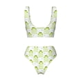 thumbnail image 5 of Daiia Frogs and Dragonflies Women's Bikini Set Two Piece Swimsuit High Waisted Bikini Adjustable Straps Bikini Perfect for Beach, Pool, and Summer Vacation-Medium, 5 of 9