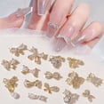 thumbnail image 5 of Milue Zircon Nail Crystal Rhinestones 3D Bows Nail Art Charms Shiny Nails Jewelry, 5 of 21