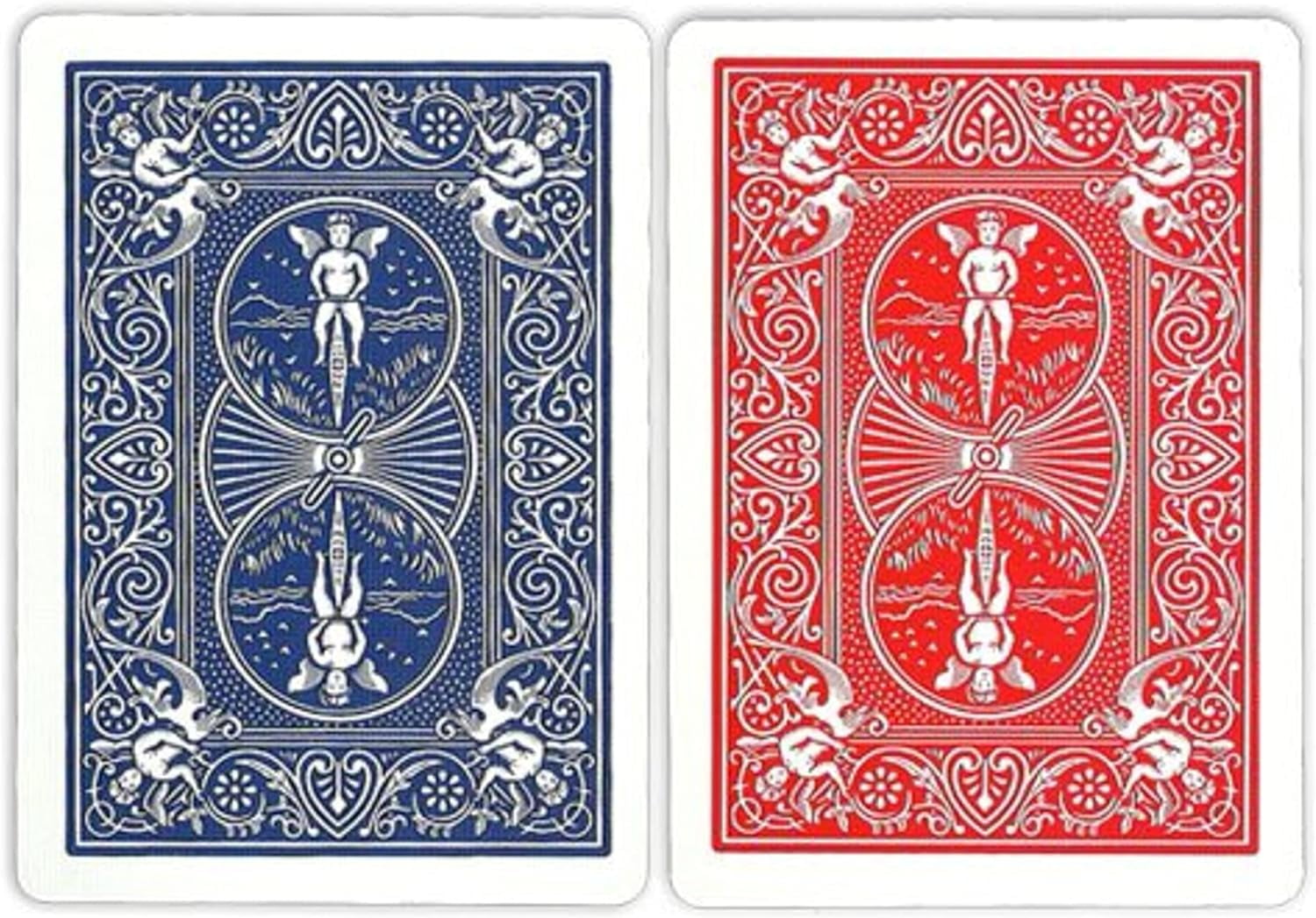 12 Decks Bicycle Pinochle Cards (6 Red / 6 Blue)