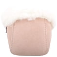 thumbnail image 3 of Snugrugs Womens Wool Lined Moccasin Slippers with Soft Sole & Wool Cuff - Beige - US 5, 3 of 7