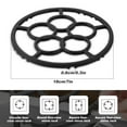 thumbnail image 3 of CHENjy Cast Iron Wok Ring for Gas Stove - Universal Reducer Trivet with Anti-Slip Design, Fits 4-5 Burner Cooktops, Coffee Maker & Small Pot Stabilizer, 3 of 7