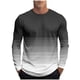 thumbnail image 2 of Amzcrzy - Sudadera Para Hombre, Estilo Casual, Con Estampado De Rayas, Deportiva, De Manga Larga Y Cuello Redondo, Color Negro, Talla 3Xl, 2 of 5