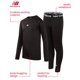 thumbnail image 2 of Set de ropa interior Performance New Balance para niños, tallas 10-12, color negro, 2 of 6