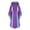 Purple, variant on Mrat Renaissance Dress for Women Dress up Halloween Medieval Costume Gothic Vintage Retro Gown Maxi Dress S-14 Black S