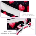 thumbnail image 3 of Valentine's Day Love ECG Detachable Sponge Adjustable Strap Bikini Set Two-Pack Swimsuit Women Swim Suit, 3 of 6