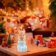 thumbnail image 5 of Japceit Christmas Bear Gift Box, Adorable Candle Holder and Home Decorative Ornament, Festive Seasonal Display for Mantle, Shelf, Tabletop Holiday Decor, 5 of 6
