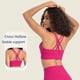 thumbnail image 3 of Sujetador de yoga con espalda cruzada, doble cara, exfoliante, desnudo, de alta resistencia, a prueba de golpes, parte superior, soporte, ropa interior deportiva, 3 of 6