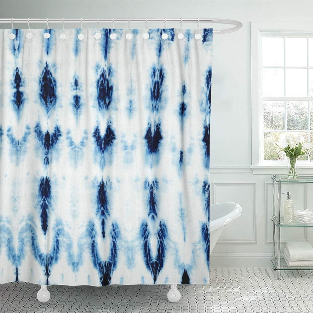 Pknmt Tie Dye Of Indigo Color On White Silk Hand Painting Fabrics Nodular Batik Shibori Bathroom Shower Curtain 66x72 Inch Walmartcom Walmartcom Pknmt Tie Dye Of Indigo Color On White Silk Hand Painting Fabrics Nodular Batik Shibori Bathroom Shower Curtain 66x72 Inch Walmartcom Walmartcom