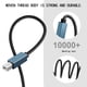 thumbnail image 4 of Moyic Cable de impresora Cable adaptador Suministros de oficina flexibles Cable de escáner de 480 Mbps Kits de mantenimiento de impresoras USB-A 1M, 4 of 6