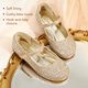 thumbnail image 4 of Zapatos DREAM PAIRS Bailarinas Mary Jane con Brillantes para Niña Doradas, 4 of 7
