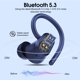 thumbnail image 2 of Auriculares inalámbricos Poounur H9 Bluetooth 5.3 Sport 50H Deep Blue, 2 of 7