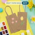 thumbnail image 6 of BagDream 50 Pack Mini Brown Gift Bags with Handles Kraft Paper Bag for Party Favors, Wedding, Retails, Birthday, Baby Showers, 3.5x2.4x6.7 inches, 6 of 8