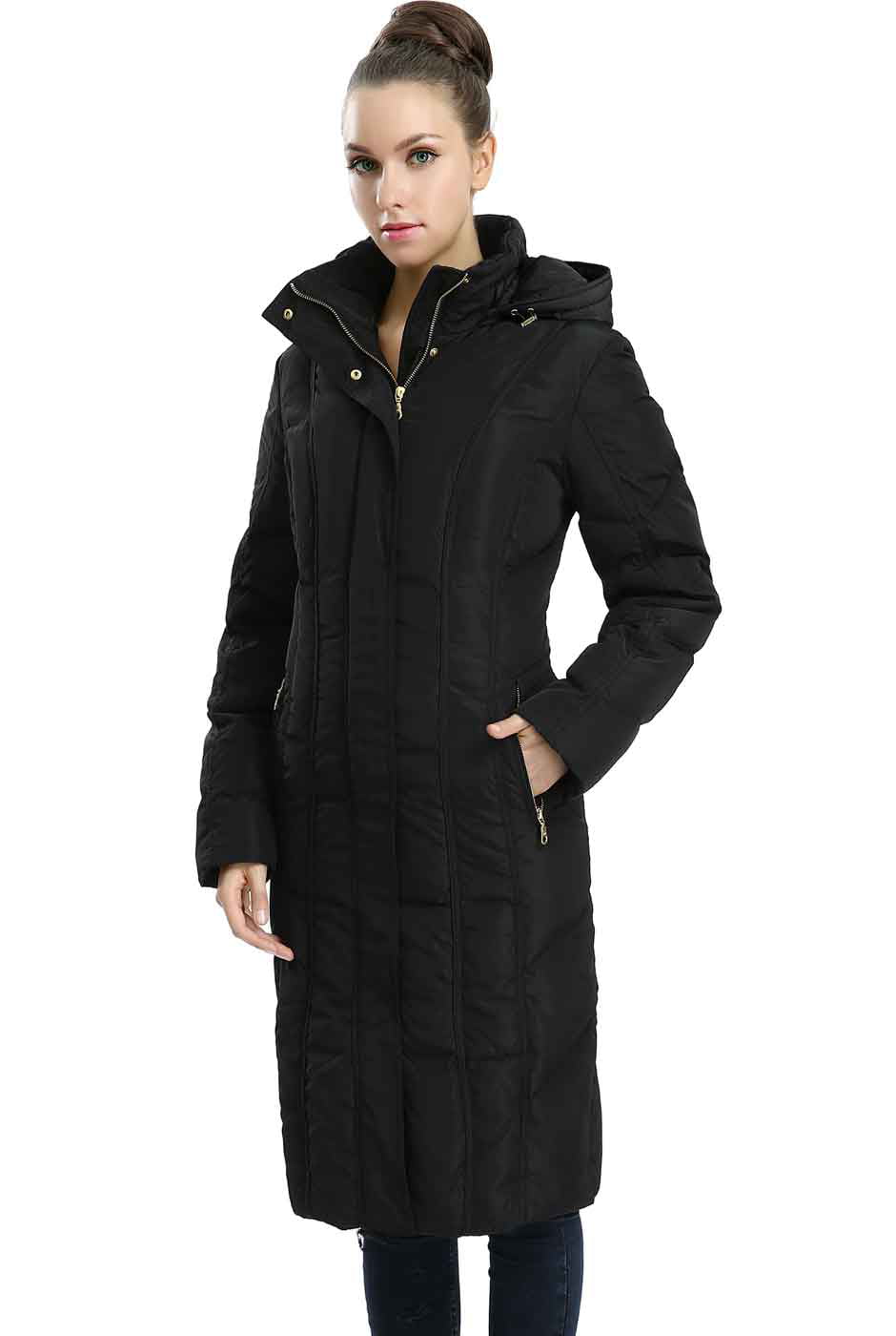 BGSD Women's Cherie Waterproof Puffer Parka Coat Regular and Plus Size 