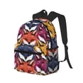 thumbnail image 4 of Hirioo Fox Face for Casual Backpack College Backpack Laptop Backpack for Women and Men College Workplace Travel, 4 of 8