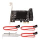 thumbnail image 2 of Tarjeta de expansión de 3.0 a 6 puertos, 6 puertos sata3.0 pcb material pcb enchufe y juega pin tarjeta pcie tarjeta 6 puerto 32 gbps ancho de banda de bus para, 2 of 7