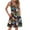 Multicolor, variant on WTOBBY Women's Stylish Sleeveless V-Neck Vest Dress with Hawaiian Floral Print and Pleated Stitching, Summer Casual Fashion with Pockets, Perfect for Holiday Wear,Mint Green 2XL