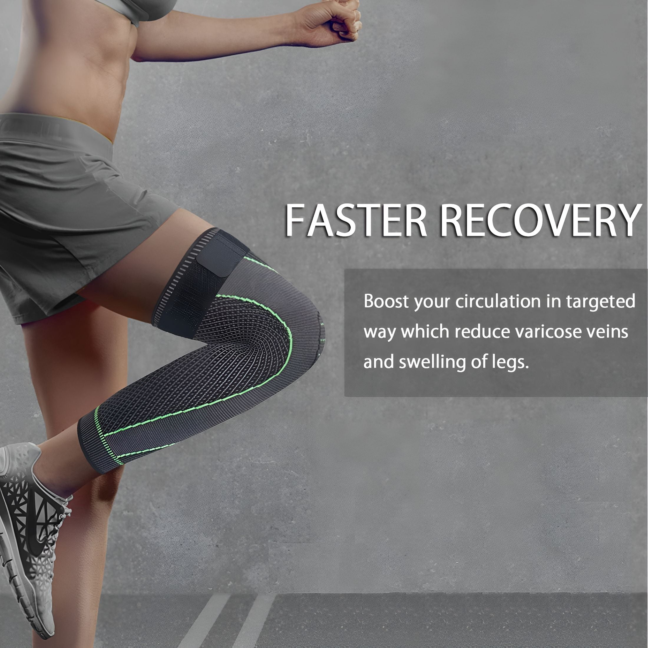 XIRQI Full Leg Sleeves Long Compression Leg Sleeve Knee Sleeves Protect Leg for Men and Women Basketball,Arthritis,Cycling Sport