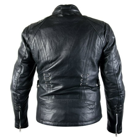 Xelement Xelement XS631 'Raven' Ladies Black Premium Cowhide Leather Jacket with Gun Pocket and Zip-Out Liner Black