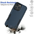 thumbnail image 5 of For iPhone 16 Pro 5G Case ,Sturdy Phone Case for iPhone 16 Pro 5G 6.3 inch ,Tiflook Shockproof Protection Heavy Duty Armor Hard Plastic & Rubber Rugged Bumper 2-in-1 Case Cover ( Blue), 5 of 6