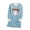 Light Blue, variant on Tbopshirt Womens Hoodless Sweatshirts,Plus Size Essential Crewneck Sweatshirts Christmas Women's Round Neck Pocket Thickened Plush Warm Long Sleeve Tops
