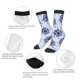 thumbnail image 3 of Uemuo Turtle with Blue Stones Printed Kids Boys Socks Seamless Crew Socks Crazy Funny Athletic Sport Socks for Children, 3 of 6