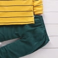 thumbnail image 4 of CAUYDY 5T 6T 7T 8Y 9Y 10Y Kid Pjs for Boy Child Fall Winter Clothes Set Long Sleeved Shirt and Elastic Pants 2 Piece Boys Outfits Cute Sizes 5-6 Years,Yellow, 4 of 6