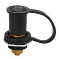 thumbnail image 1 of Battery Charger Posts, Color Coded 250A Professional Battery Terminal Connector High Strength With Dust  For Cars For Boats Black Negative, 1 of 8