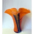 thumbnail image 1 of Orange Flower Glass Vase, 1 of 1
