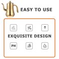 thumbnail image 5 of LOLIPPYY Stainless Steel Filter Kettle, 1Pc Golden Color, Ideal for Kitchen, Restaurant, Coffee, Tea Brewing Use, 5 of 6