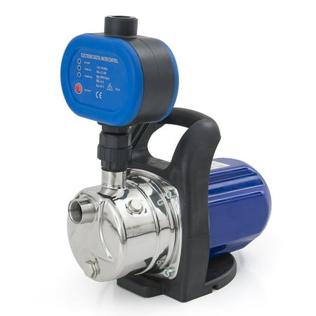 Ktaxon 1.6HP Booster Pump Stainless Shallow Well Pump Lawn Sprinkling Pump for Home Garden Irrigation Water