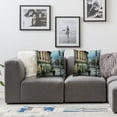 thumbnail image 3 of Acheng Throw Pillow Cover - Street Scene Old Town Old Town City European  2pcs White, 3 of 6