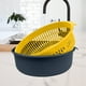 thumbnail image 5 of Cesta Coladora Grande de Plástico para Fregadero | Colador Doble para Frutas y Verduras | Material Apto para Uso Alimentario | Utensilio de Cocina de 25,4 X 22,9 X 8,9 Cm para Lavar y Almacenar, 5 of 6