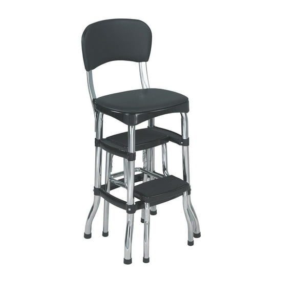 COSCO Chaise rétro + escabeau Stylaire avec marches extractibles