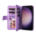thumbnail image 6 of Allytechgroup Wallet Case for Samsung Galaxy S25 Ultra, with Zipper Pocket Multiple Cards Slots Flip Stand Shockproof Premium PU Leather Hand Wrist Phone Cover for Samsung Galaxy S25 Ultra, Purple, 6 of 12