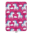 thumbnail image 4 of Inkdotpot Decorative Clipboard Letter Size Clipboard with Low Profile Clip,Retractable Key Hole for Hanging Paperboard for Office School w/ Free Marker & Eraser,Unicorn-9x12.5 Inch, 4 of 9