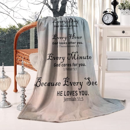 Christian Gifts for Women Religious Bible Verse Blanket Goddaughter Gifts from Godmother Pastor Appreciation Gifts Catholic Prayer Blanket Inspirational Scripture Blanket 60×50 Christian Gifts for Women Religious Bible Verse Blanket Goddaughter Gifts from Godmother Pastor Appreciation Gifts Catholic Prayer Blanket Inspirational Scripture Blanket 60×50