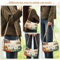 thumbnail image 4 of FORMRS Womens Shoulder Bag with Chain Strap Clutch Purse Cute Tote Handbag, Beige Cats Reading, 4 of 7