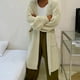 thumbnail image 1 of Suéter abrigo Europa América estilo perezoso ocio medio largo masa giros diseño grueso tejido cárdigan suéter mujeres abrigo mujeres, 1 of 6