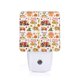 thumbnail image 1 of Fotbe Fall Farm Pumpkin Luz Nocturna LED, Luz de Noche con Sensor de Luz Natural de Anochecer a Amanecer, Se Enchufa a la Pared, Blanco Cálido 0.5W-EU, 1 of 7