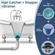 thumbnail image 2 of Colador de desagüe COVO, tapón universal para bañera con recogedor de pelo, 2 of 7