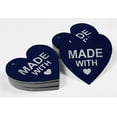 thumbnail image 4 of Inkdotpot Made With Love Wedding Bottle Tag Real Silver Foil Favor Hang Tag 100 Pack, 4 of 6